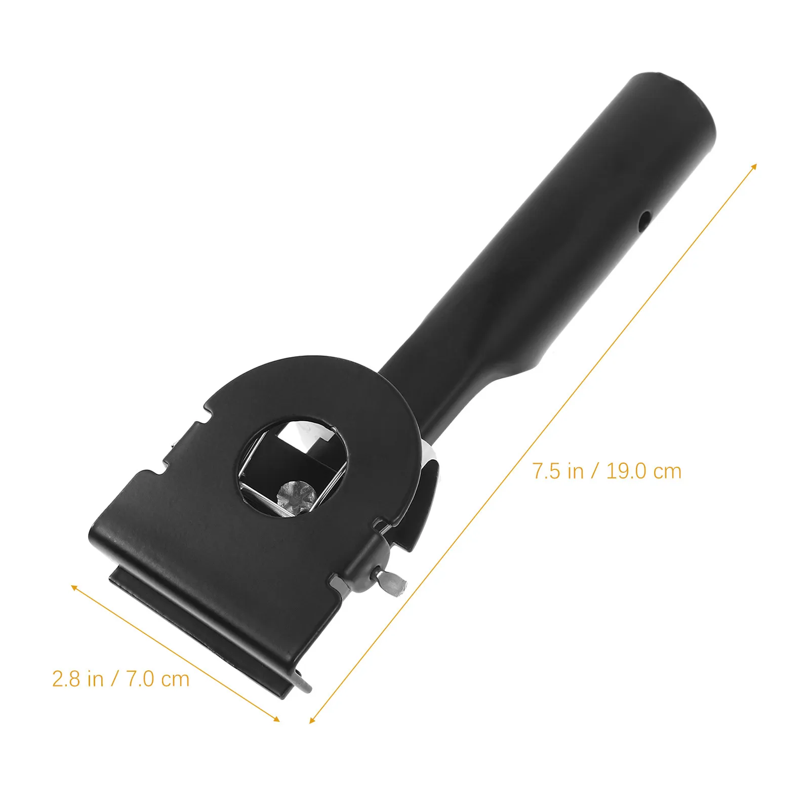 Rotating Mop Bar Clamp Metal Mop Rod Chuck Adapter for Home Dorm Hotel Floor Cleaning Replacement Pole Clip Broom Rods Clip
