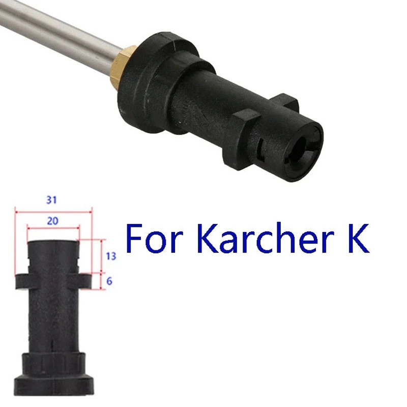 Varilla de extensión de pistola de pulverización de alta presión, adaptador de conexión rápida de 1/4 pulgadas, máquina de limpieza para Karcher K2-K7