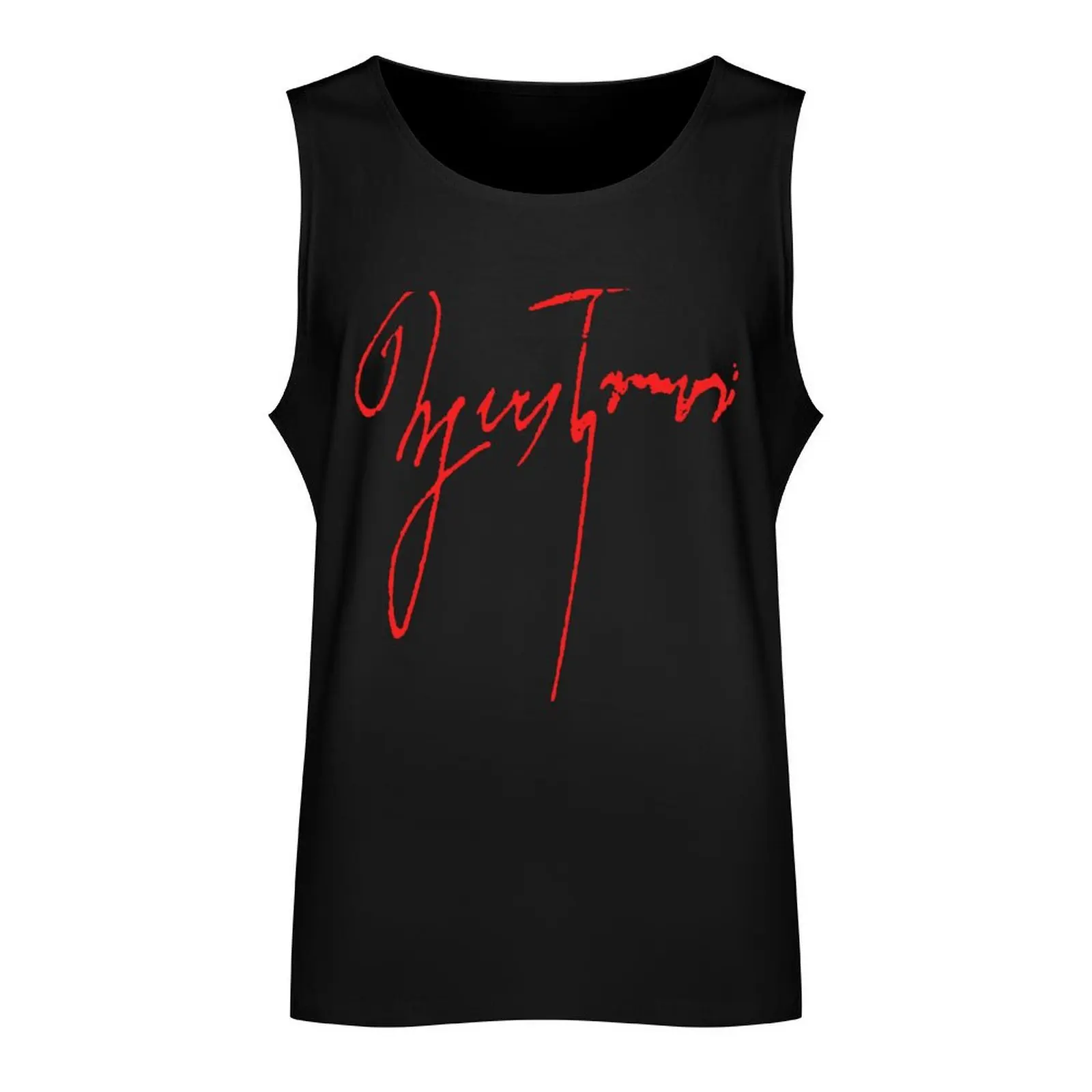 Yves Tumor logo Tank Top Men's gym t-shirts Top