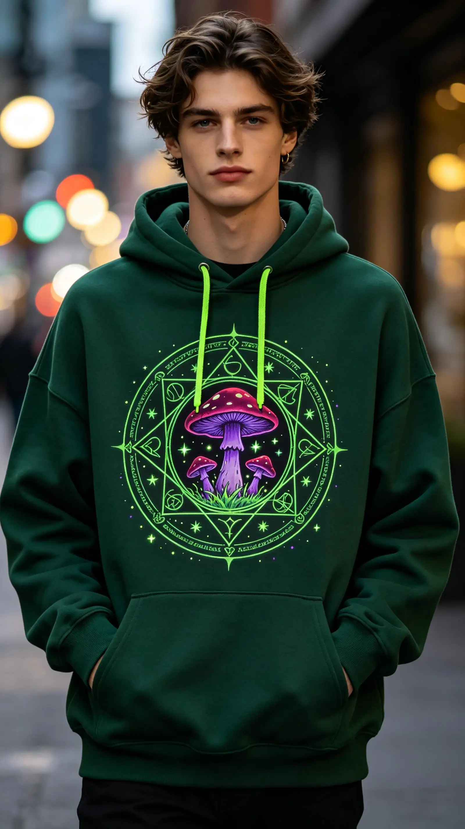 2026 Hoodie Men Halloween Skeleton Bat Spider Web Graphic Print Long Sleeve Hooded Pullover Sweatshirt Top Men's Clothes