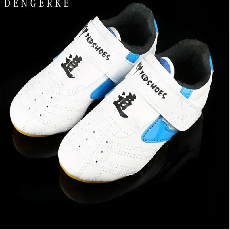 Zapatos de Taekwondo transpirables para hombre, zapatos de Kung Fu de alta calidad, Wushu Taichi, Karate, artes marciales, zapatos de taekwondo para niños, mujeres y hombres
