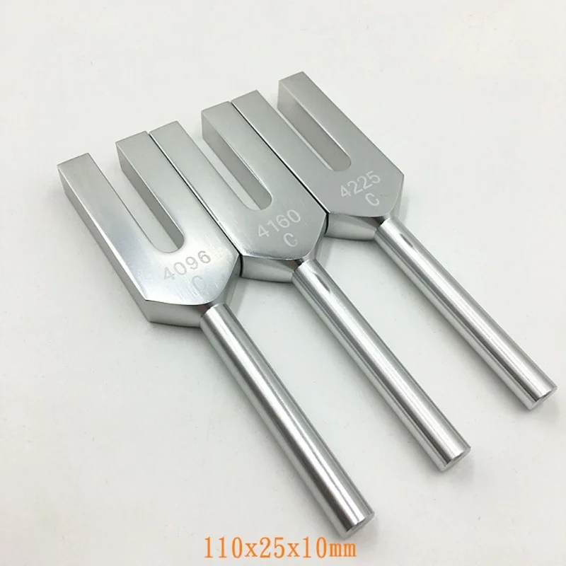 Zestaw 3 kamertonów aniołkowych 4096 Hz, cudowny dźwięk, instrument muzyczny do terapii dźwiękiem