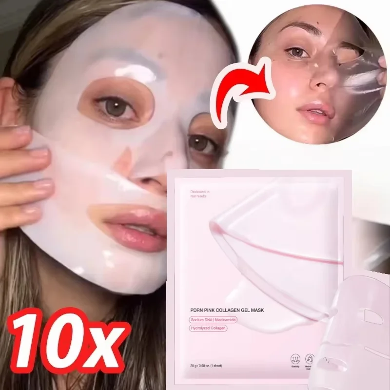 Mascarilla de Colágeno Nocturna con ADN de Salmón PDRN para una Piel Radiante, Elasticidad, Hidratación, Reafirmación y Suavidad, Cuidado Facial Coreano