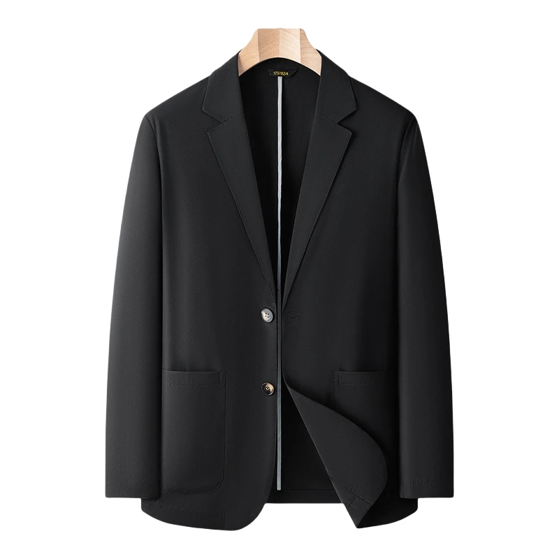 

Новые летние мужские повседневные быстросохнущие пиджаки из ледяного шелка с солнцезащитным кремом, легкий тонкий деловой пиджак, мужские сетчатые быстросохнущие пиджаки