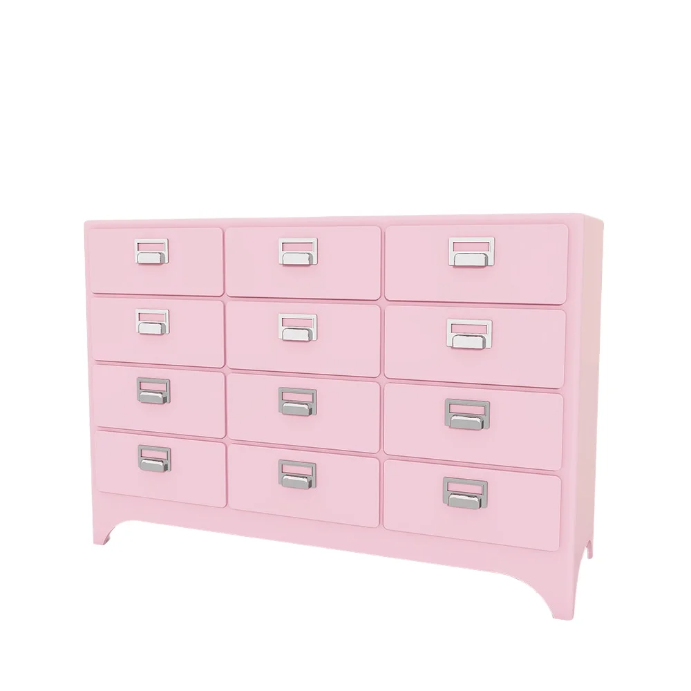 거실 12도어 메탈 로커 블루 파일링 캐비닛 세트 모던 침실 사이드보드 메탈 서랍