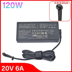 20V 6A 120W 4.5X3.0mm ADP-120CH B AC Adapter Laptop Charger For Asus UX564EH UX564EI UX564PH M6500QB M6500QH M6500QE M6500QC