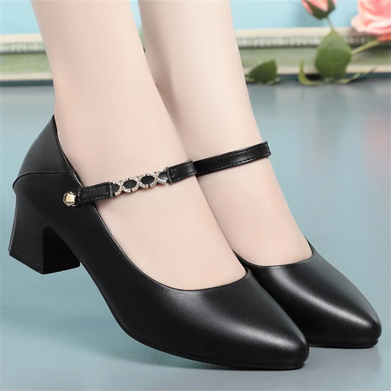 High Heels Shoes Women 2023 New Women Shoes Pointed Toe Professional Fashion Single Shoes Women