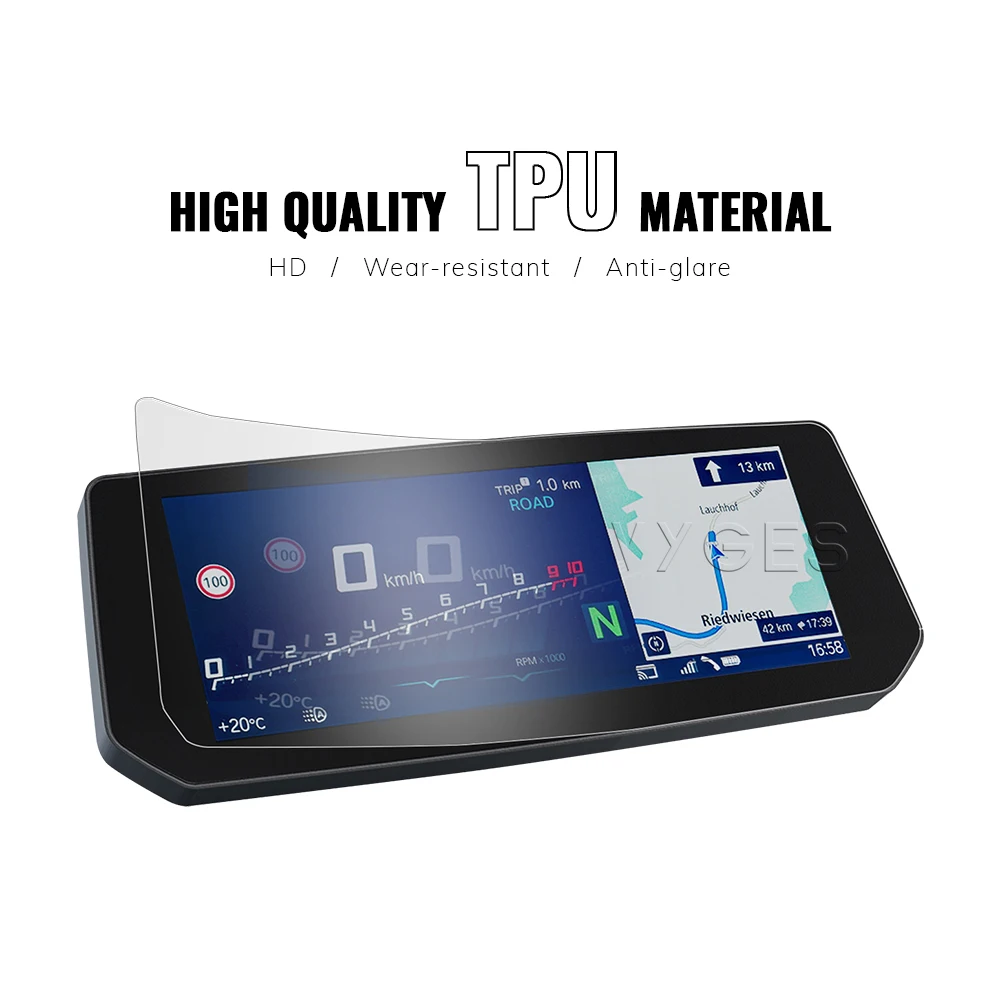 For BMW R 1250 RT R1250RT 2021- K1600GT K1600GTL K1600B 2022- TFT Display Protection Film Screen Protector Instrument Film