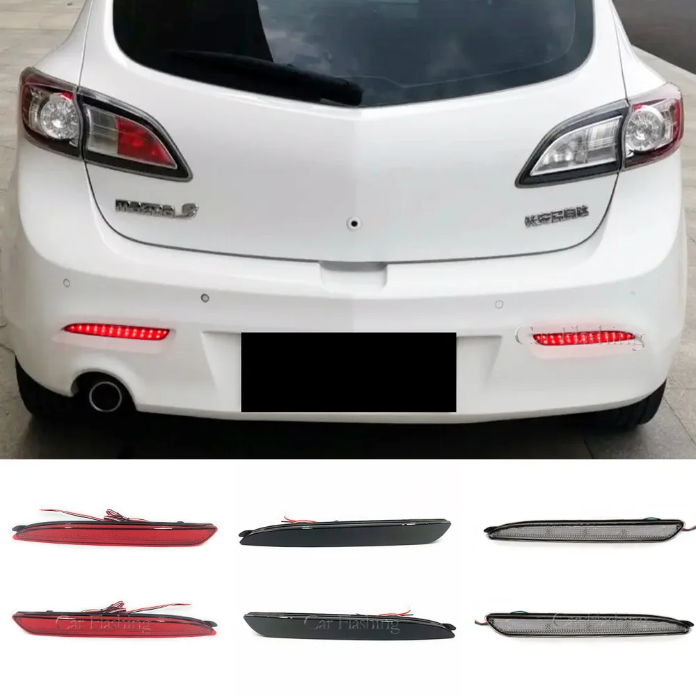 

For Mazda 3 rear bumper lights, LED brake lights, rear warning lights, modified fog lights