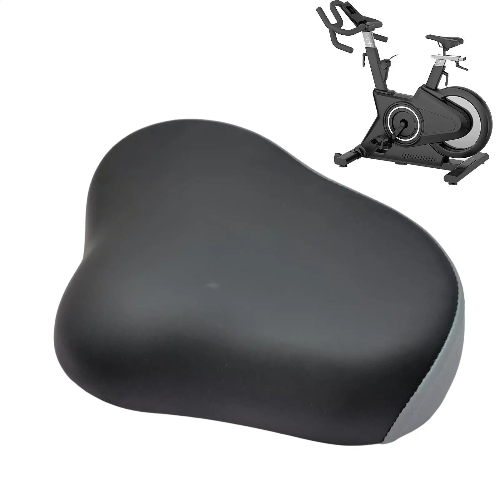 Exercise Bike Saddle Comfort Shock-Absorbing High-Rebound Gym Bike Saddle Replacement Seat For Gym Studio Clinic Hospital Office