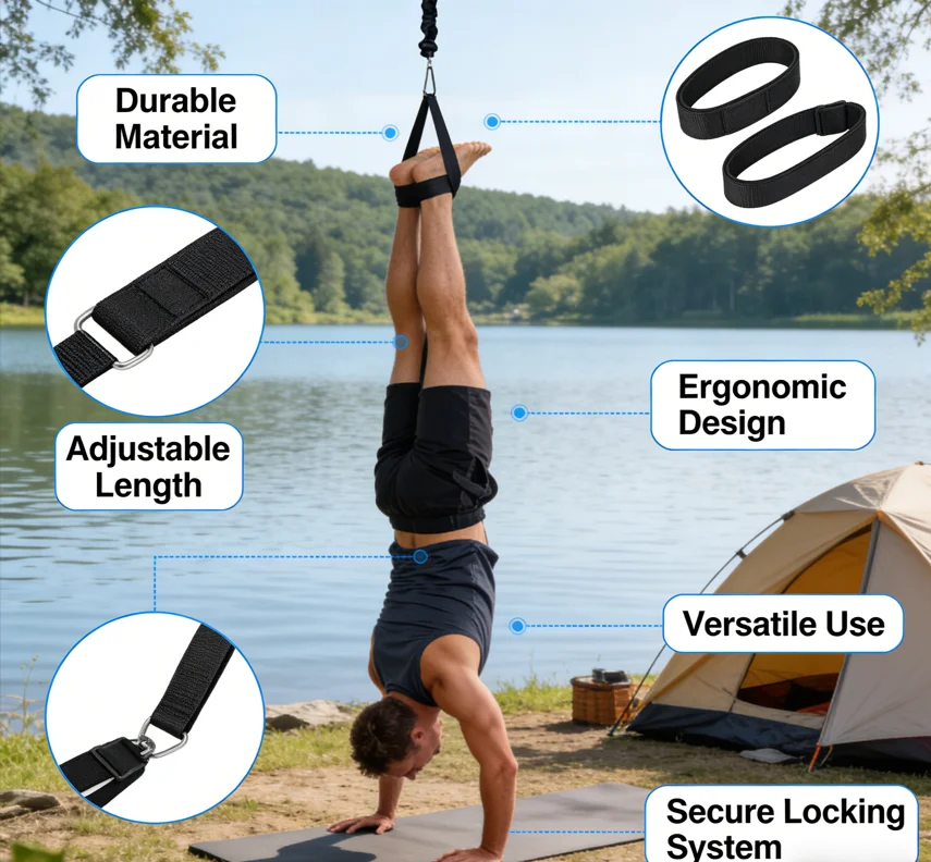 Cinto de Yoga 5D Portátil de A - Pilates Yoga Aerial avaliação e preço