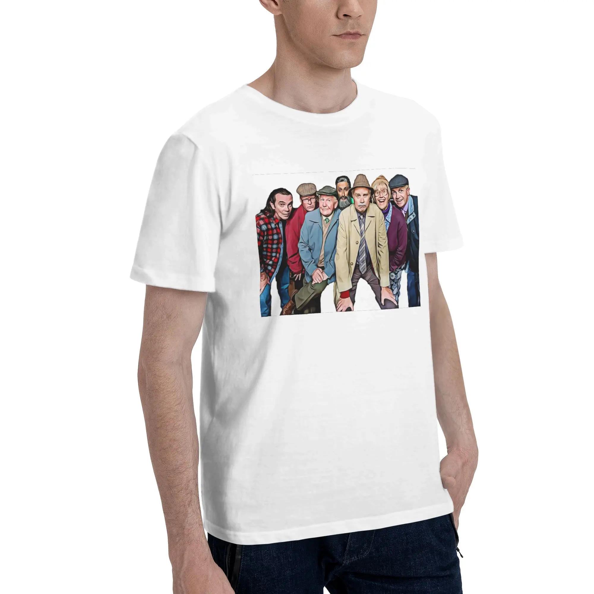 

Still Game Crew, мужская футболка The Clansman, футболки больших размеров, мужские хлопковые футболки с круглым вырезом, короткие летние мужские футболки