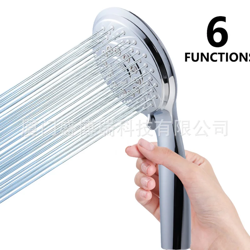 

Душевая лейка для ванной комнаты с 6 режимами, мощным напором и большим выходом воды, для домашнего использования