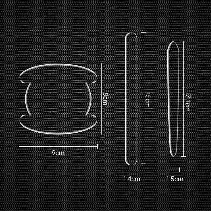8 قطعة مقبض باب السيارة ملصق شفاف المضادة للخدش شريط حماية لاند روفر ديسكفري رينج روفر Evpque فريلاندر