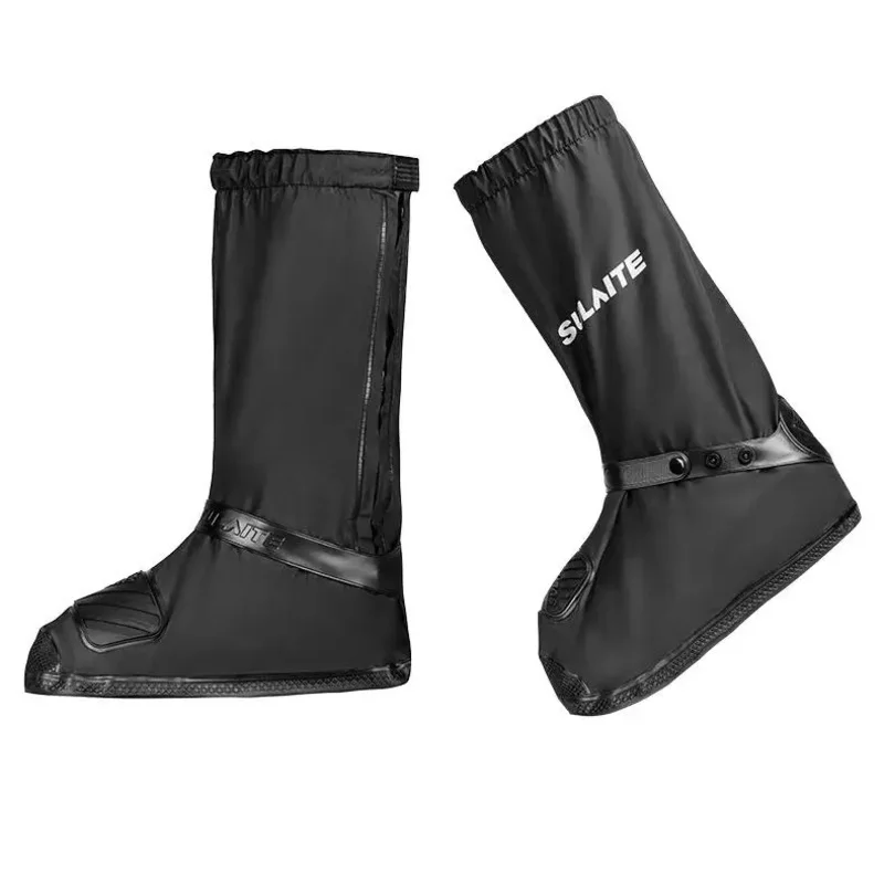 Picture 5: Motorcycle Waterproof Outfit Shoes Cover Motorcyclist Accessories Non-SlipThickened Wear-Resistant Outdoor Foot Gear Rain Boots