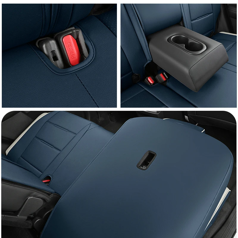 Custom Styling Fit Car Seat Covers For Honda CRV 2023-2026 Breathable  Leather Seat Cushion Non-slip Automotive Parts Full Sets