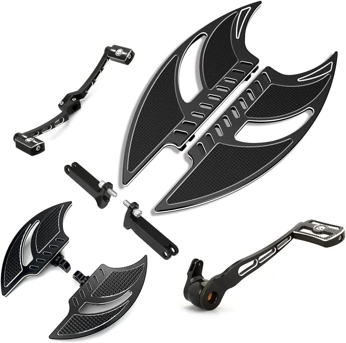 

STLF Blade Driver Floorboards Brake Lever Toe Heel Shifter Levers for Touring Electra Street Glide Road Glide 2008-2013