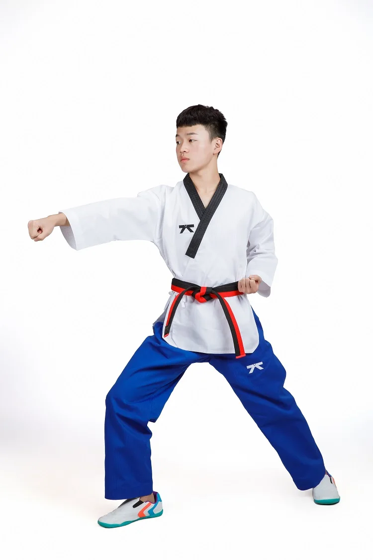 Firmway Beginner Taekwondo Sportswear Children\'s Performance Training Adult Karate Judo Dobok Clothing Coach TKD Uniform