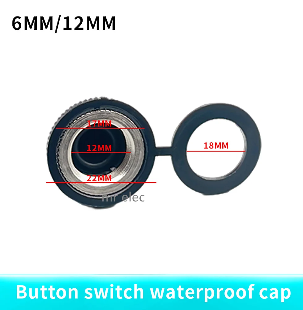 토글 스위치 방수 고무 저항 커버 캡, 부트 블랙 스위치 노브 캡, 방수 부트 커버, A13, 로트당 10 개, 12mm