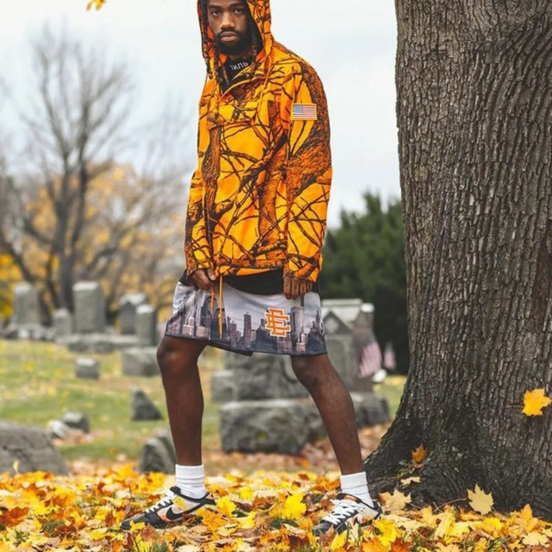 الأساسية كرة السلة قصيرة نيويورك سيتي سكاي لاين الرجال السراويل غير رسمية اللياقة البدنية السراويل الرياضية الصيف الصالة الرياضية تجريب شبكة السراويل