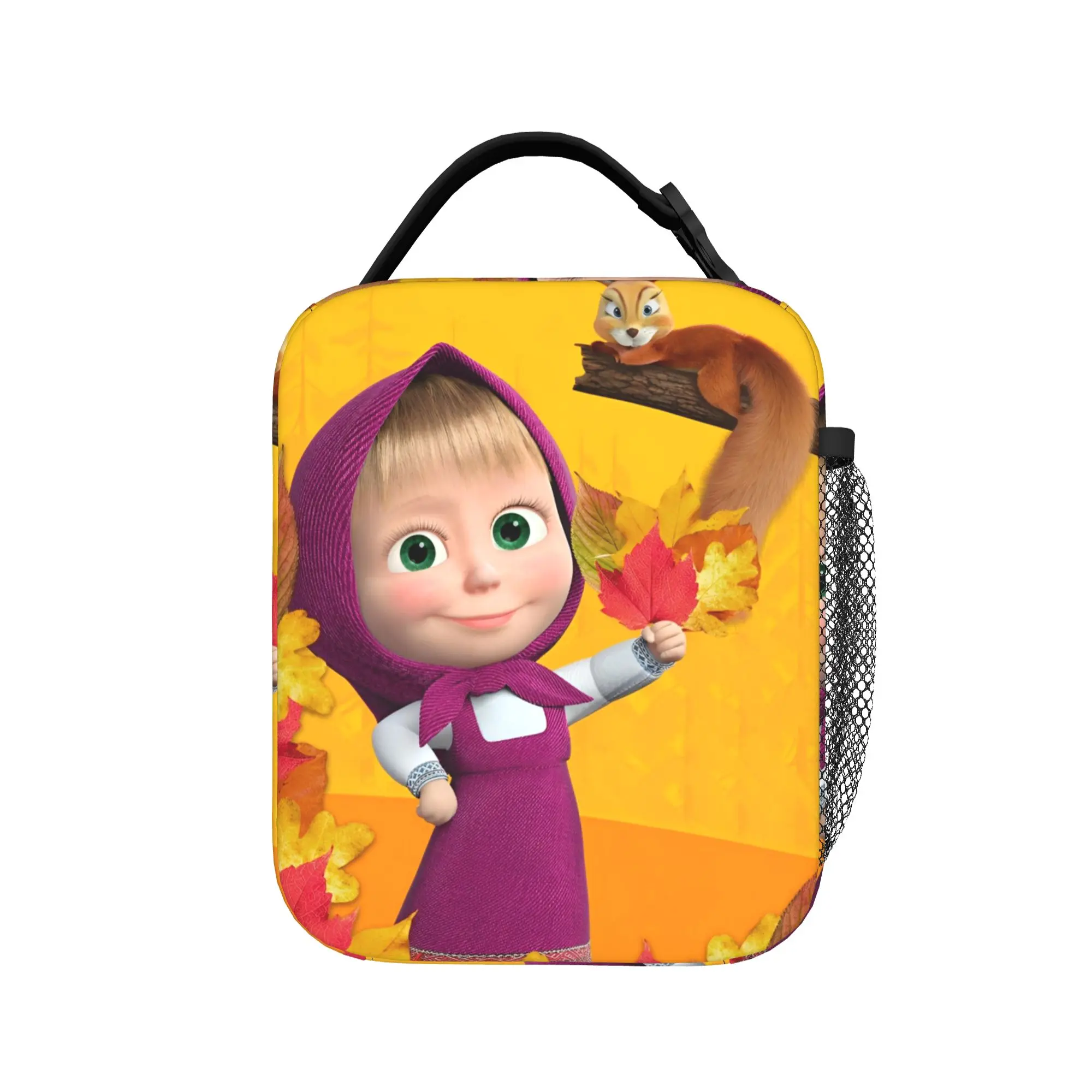 Autumn M-Masha Insulated Lunch Bag Thermal Bag Reusable,Lunch Container Leakproof Tote Lunch Box Food Bag Office  Outdoor