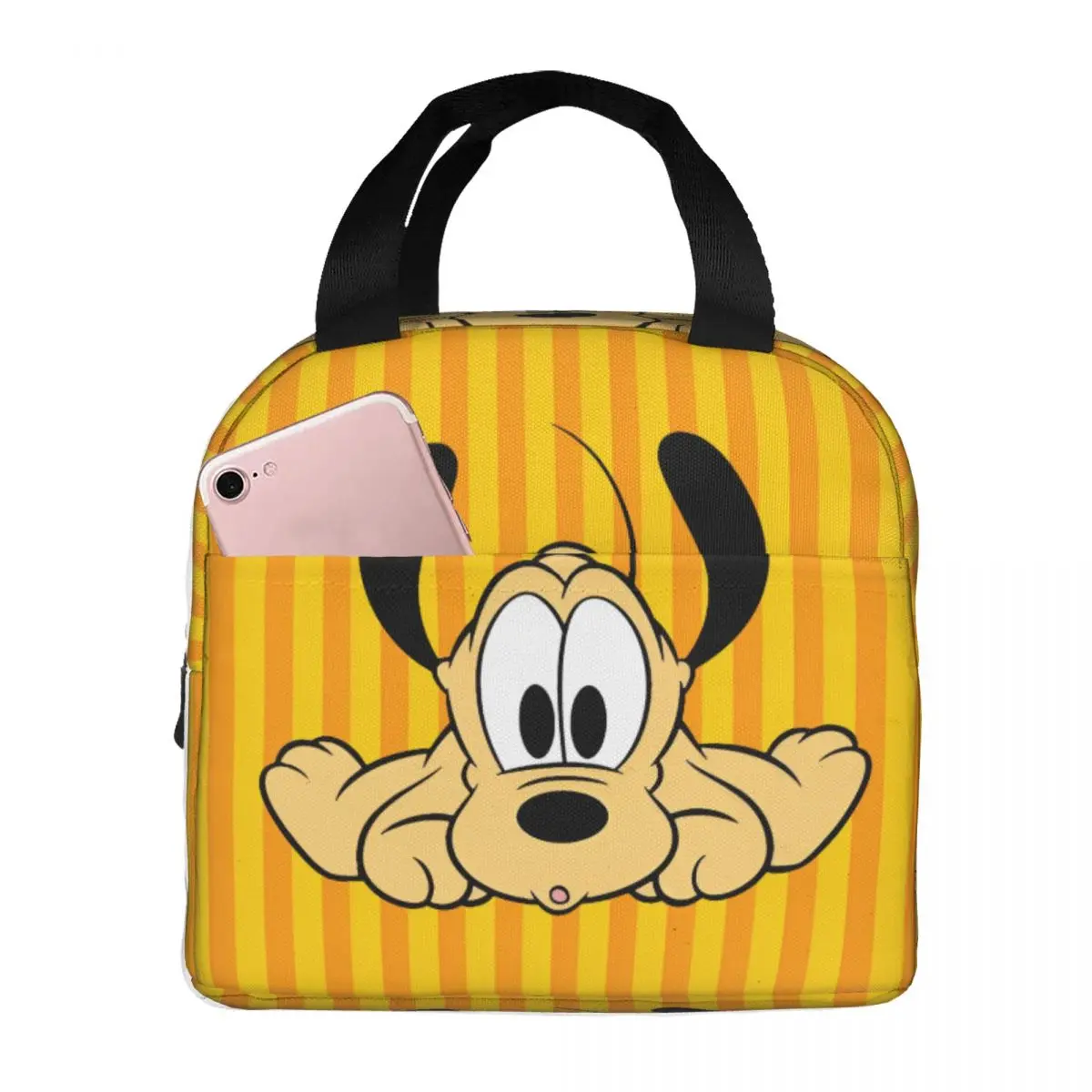 

Custom P-Plutoes Anime Lunch Bag Men Women Warm Cooler Insulated Lunch Box for Adult Office