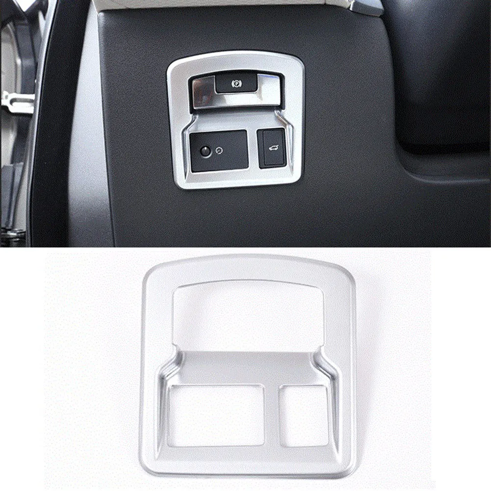 Car Rear Trunk Switch Button Panel Frame Cover Trim for Velar 2017-2020 Tail Door Switch Cover