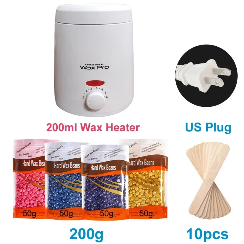 Waxen Machine voor Ontharing Ontharing Wax Smelten Machine 200 ml Wax Heater Ontharen Paraffine Warmer Waxen Dompelpot