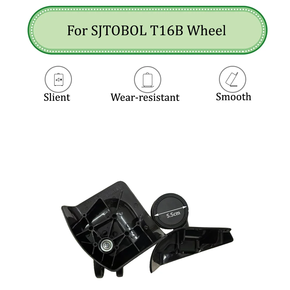 

For SJTOBOL T16B Universal Wheel Replacement Suitcase Silent Smooth Shock Absorbing Durable Convenient Accessories Caster Wheels