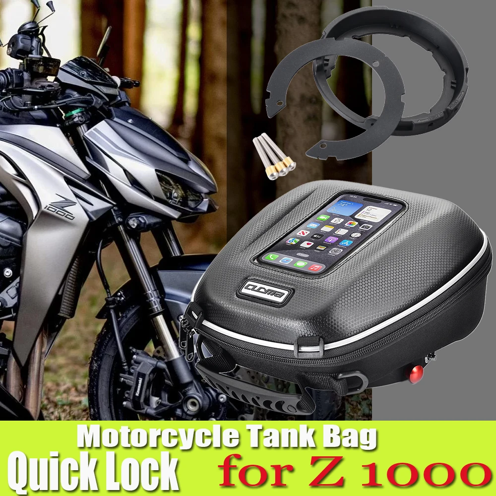

Водонепроницаемая сумка на бак для мотоцикла KAWASAKI Z 1000 Z1000, быстросъемная, для навигации, верхний кофр, седельная сумка
