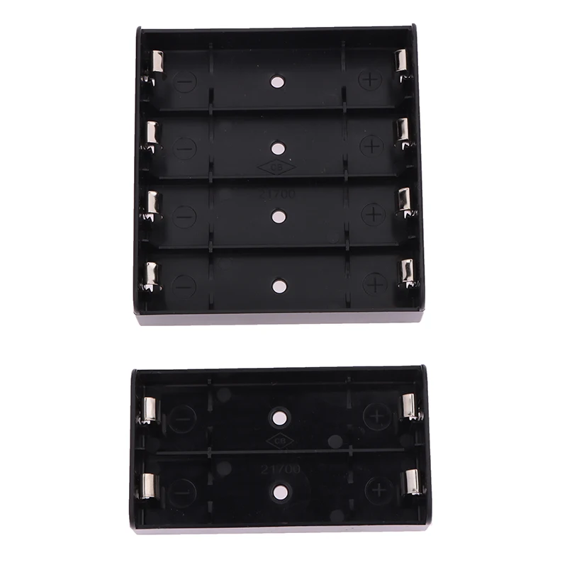 PCB Plug-in Board ABS Fireproof Power Bank Cases 2X 4X 21700 Battery Holder Storage Box Case 2 4 Slot Batteries Container