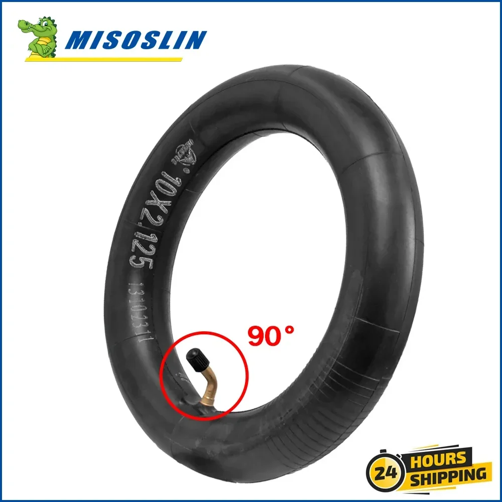 10*2.125 Inner Tube Tyre Camera Curved Mouth for Electric Scooter Balancing Car 10 Inch Wheel Rubber 10x2.125 Bent Valve Tire