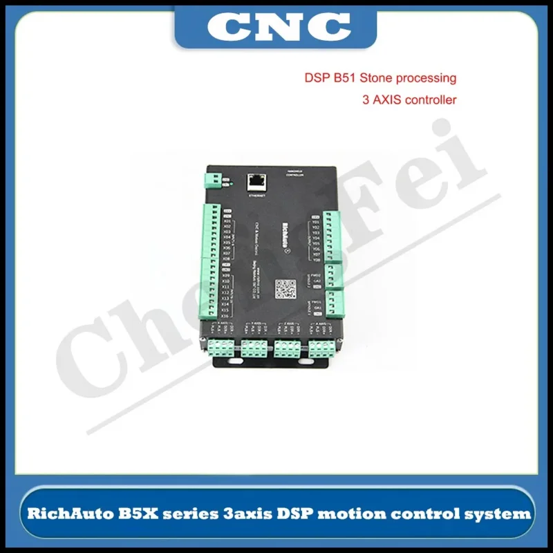 RichAuto DSP USB B51E 3 محاور CNC غير متصل تحكم لآلة الحفر آلة النجارة خطوة التحكم المؤازر Cyclmotion