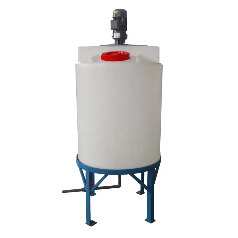 

#For Plastic mixing tank with agitator for shampoo mixer PE 1500L tank