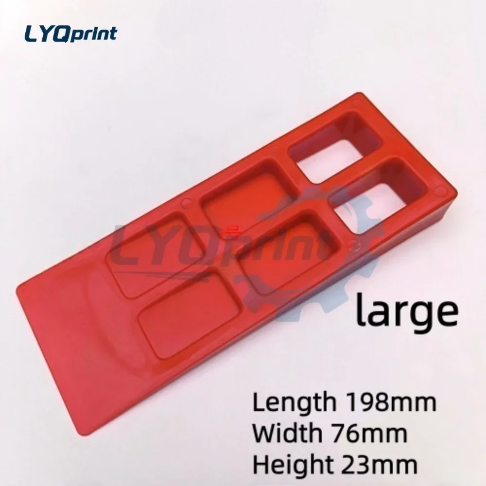 Printing Machine Plastic Paper Stopper Wedge Pad Paper Block Red White Triangle Paper Stop Parts