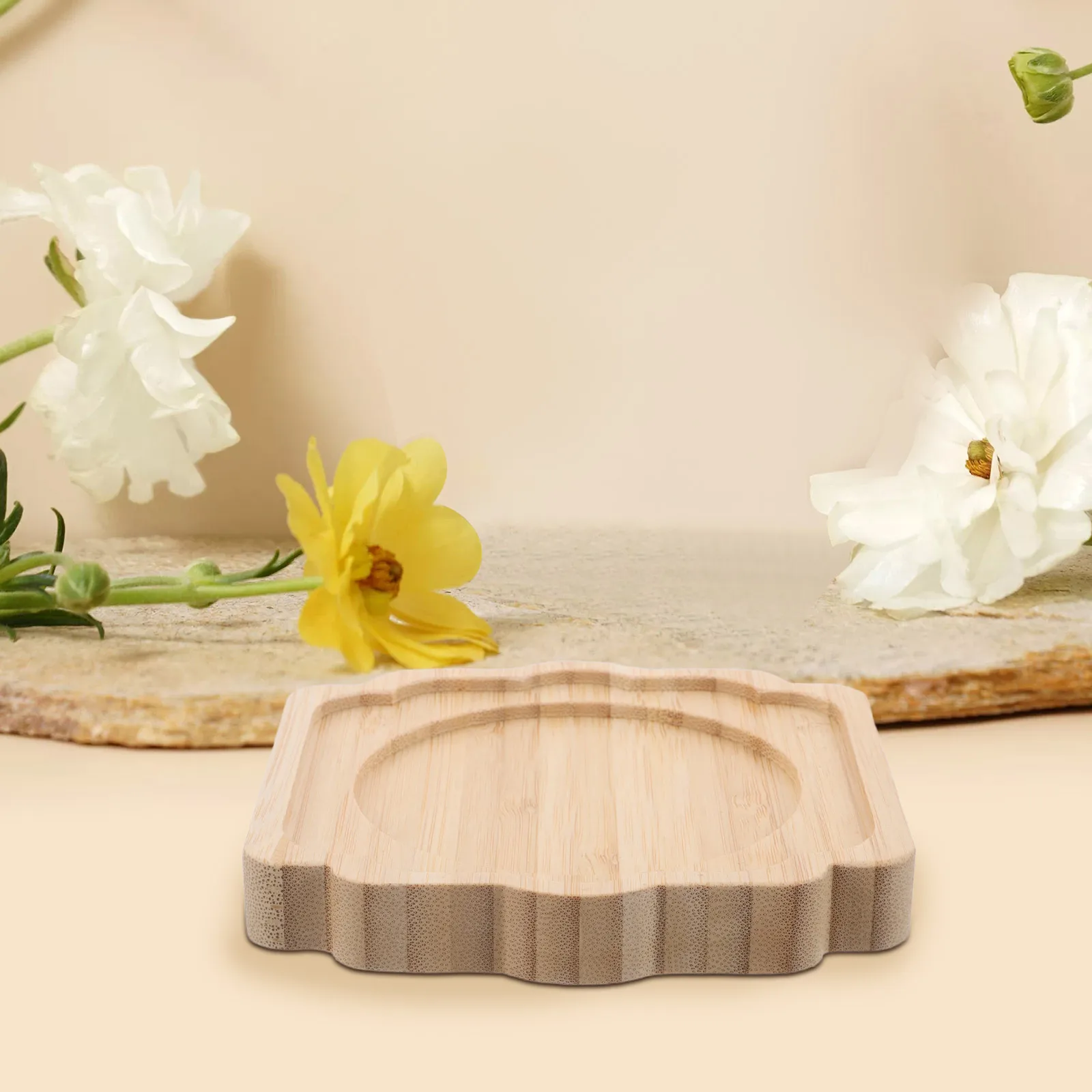 

Dry Pot Cushion Dinner Plate Bamboo Place Mat Cup Pad Anti-scalding Accessories