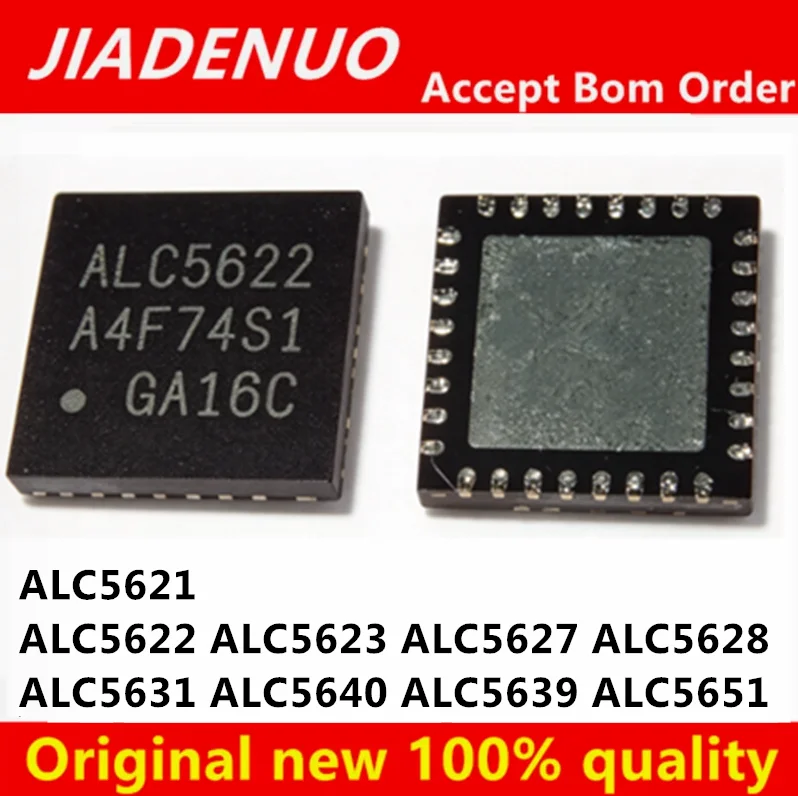(1piece)100% New ALC5622 ALC5621 ALC5623 ALC5627 ALC5628 ALC5631 ALC5640 ALC5639 ALC5651 QFN