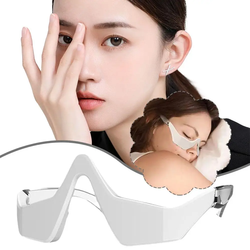 

3D Eye Beauty Instrument EMS Micro-Current Pulse Eye Massager Device For Eye Bags, Dark Circles, Eye Fatigue, Wrinkles Remo Q7V3