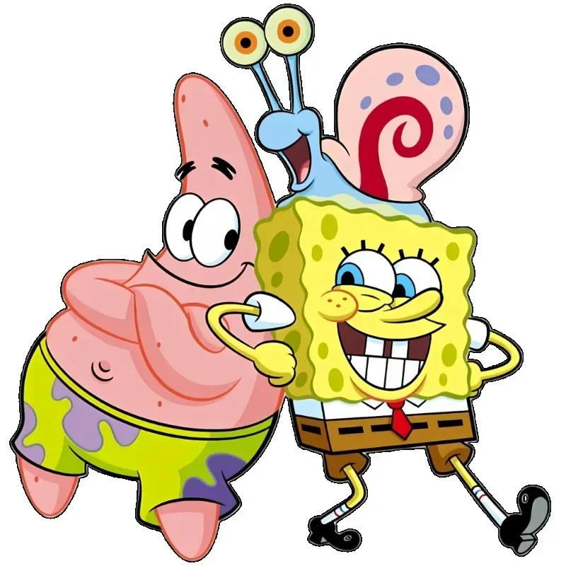 

SpongeBob SquarePants Cute Cartoon Anime Patrick Star Car Sticker Luggage Computer Motorcycle Refrigerator Window Wholesale