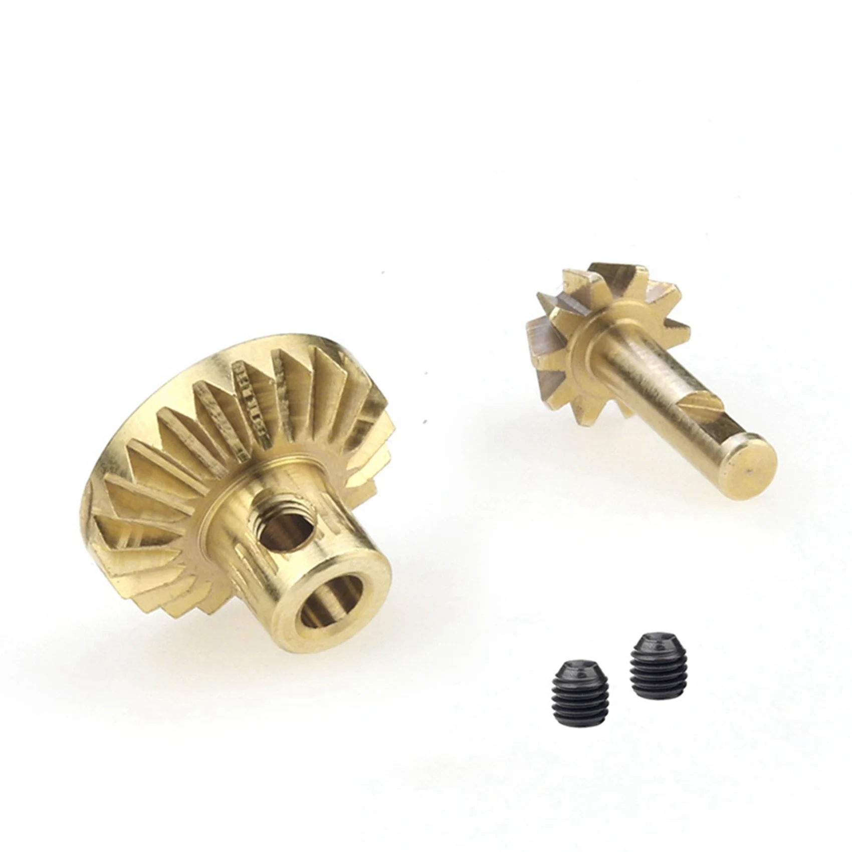 HLZS-24Pcs Brass Front & Rear Axle Gear Drive Shaft Gear Upgrade Accessories For WPL C14 C24 B24 B36 MN D90 D99 MN99S Parts
