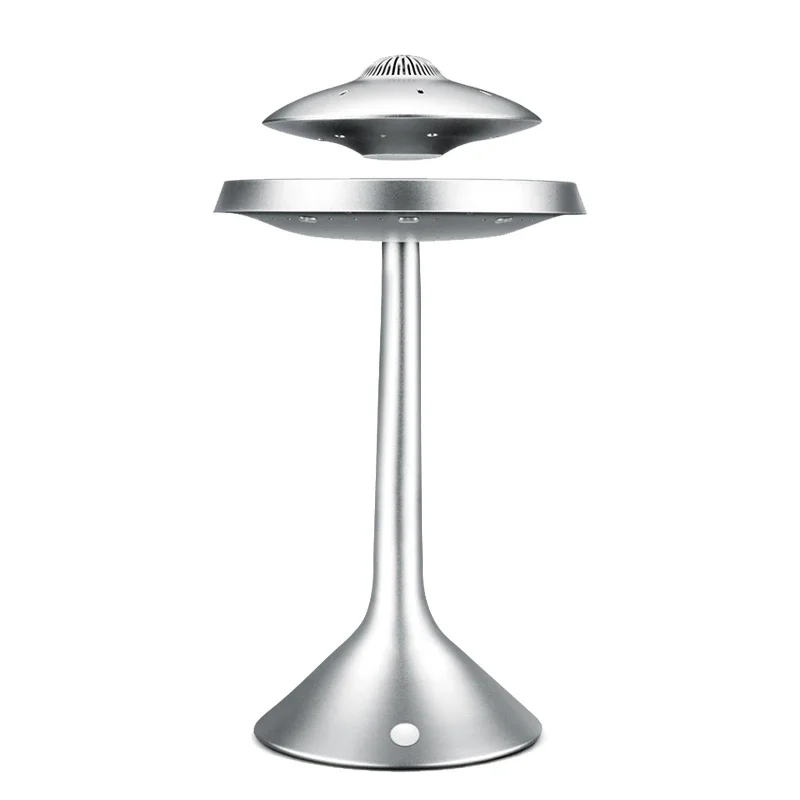 Best Seller New UFO Lossless Stereo Wireless Woofer LED Light Floating Magnetic Levitating Suspension 360 Degrees Rotation Music