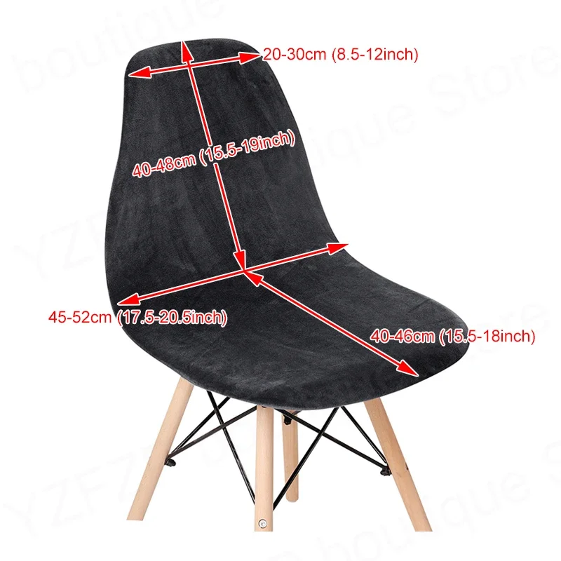 Printing Shell Chair Cover Stretch Dining Chair Covers Nordic Style Scandinavian Cheap Seat Covers Chairs For Home Hotel Kitchen