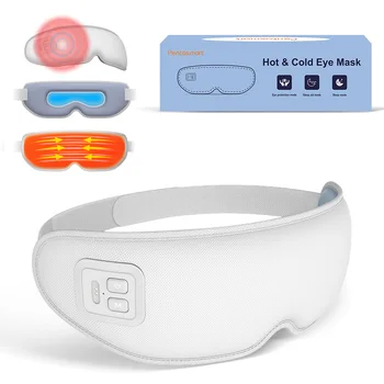 الباردة والساخنة ضغط قناع عين الاهتزاز ساخنة العين مدلك ثلاثية الأبعاد تصميم مهدئ تدليك العناية بالعين الاسترخاء تخفيف التعب النوم السفر