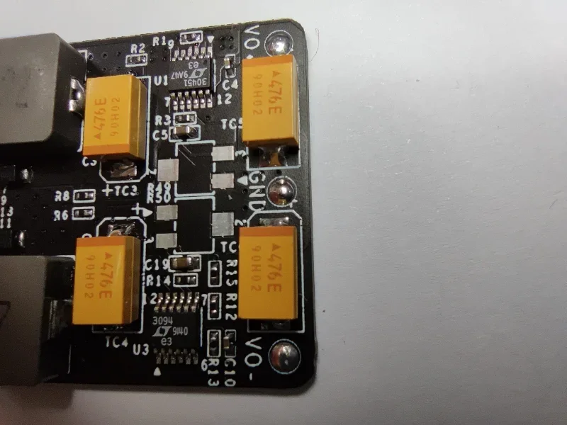 LT8582+LT3045+LT3094 Positive and Negative 12V Dual Power Output Ultra-low Noise Power Module