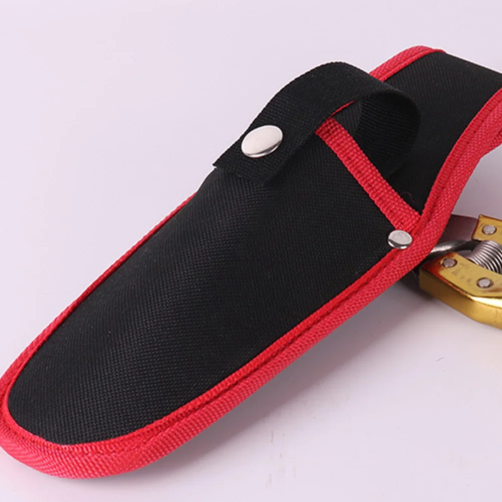 2 個のハサミカバーキャンバスガーデン剪定ばさみホルダーガーデニング用ハンド剪定ばさみケーススナップツール保護ポーチ剪定ばさみカバー