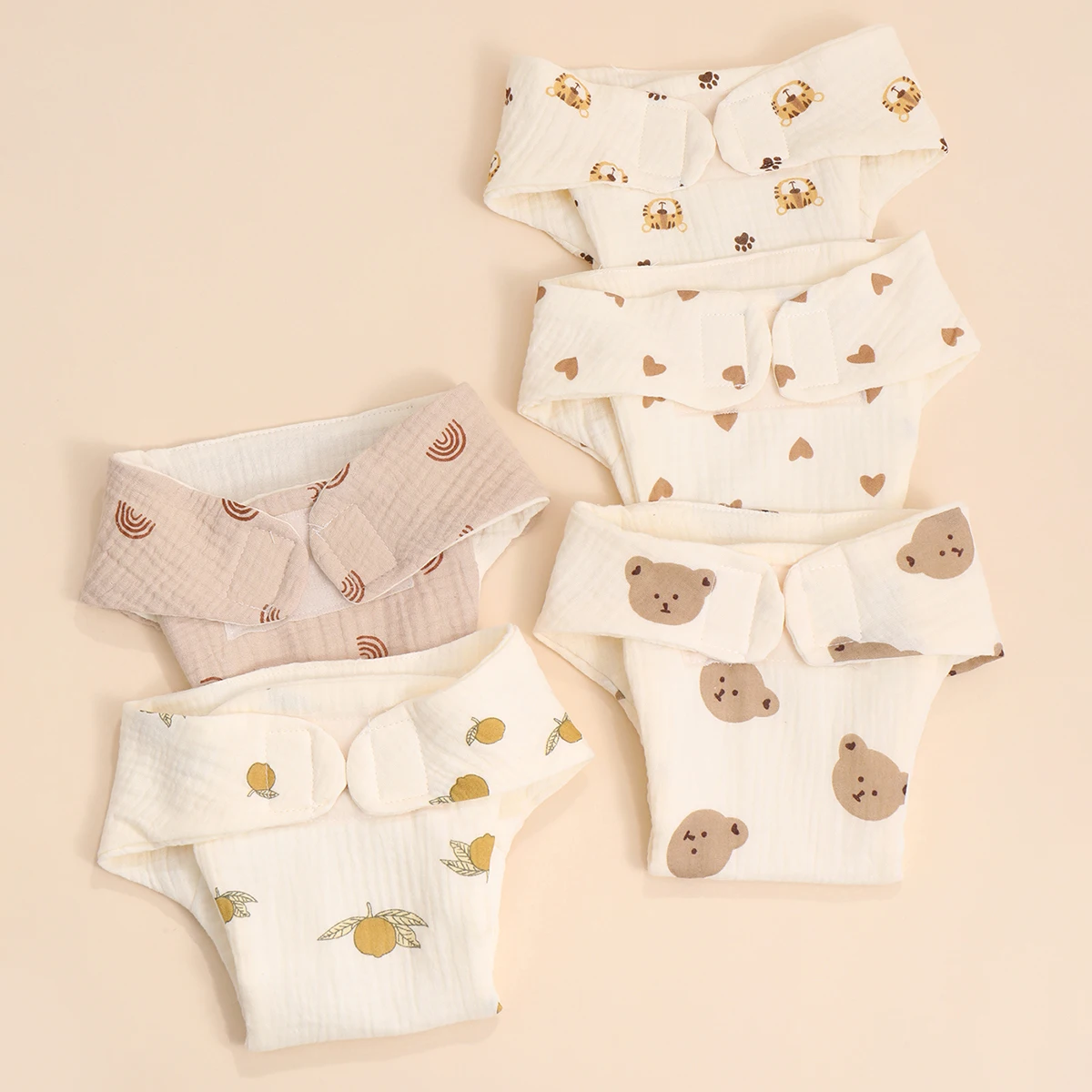 Pantaloni da allenamento per bambini in cotone riutilizzabili impermeabili pantaloncini per neonati biancheria intima pannolini per bambini