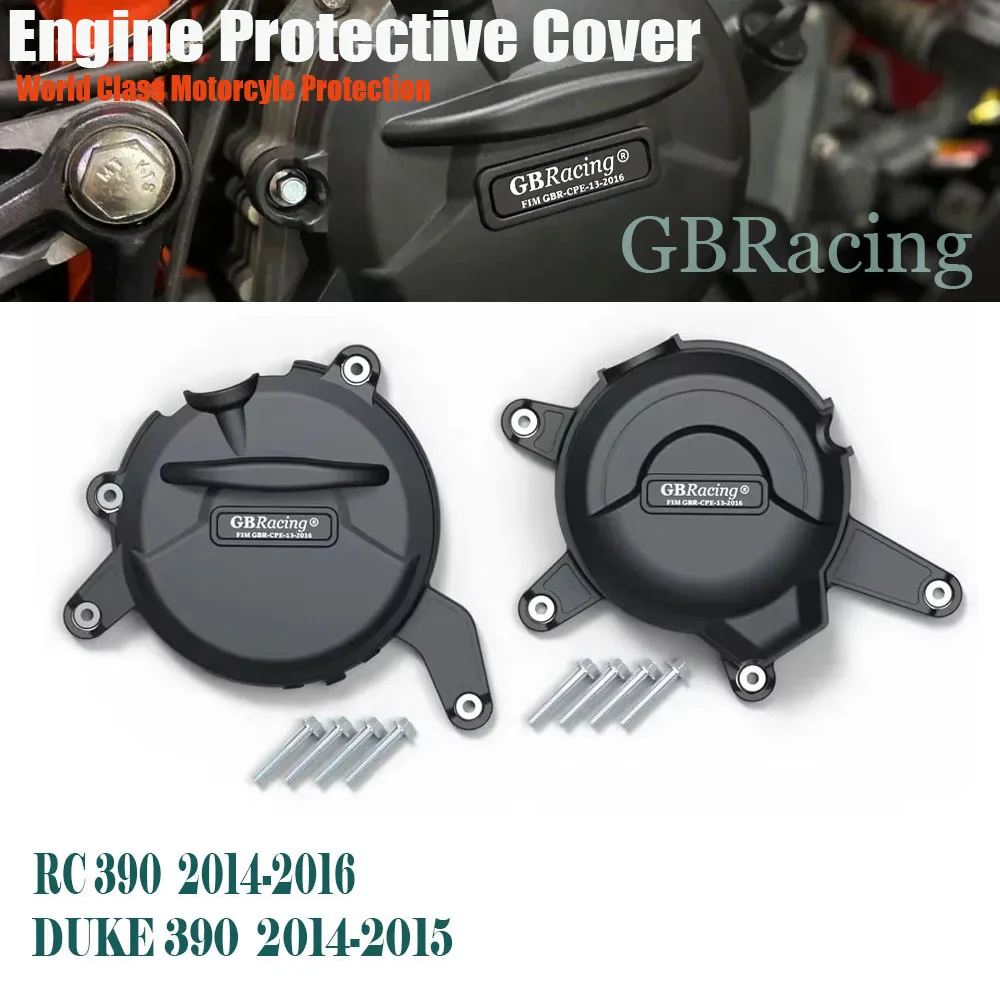 For KTM RC 390 2014-2016 and DUKE 390 2014-2015 Anti fall and thermal insulation Motorcycle Engine Landing protection