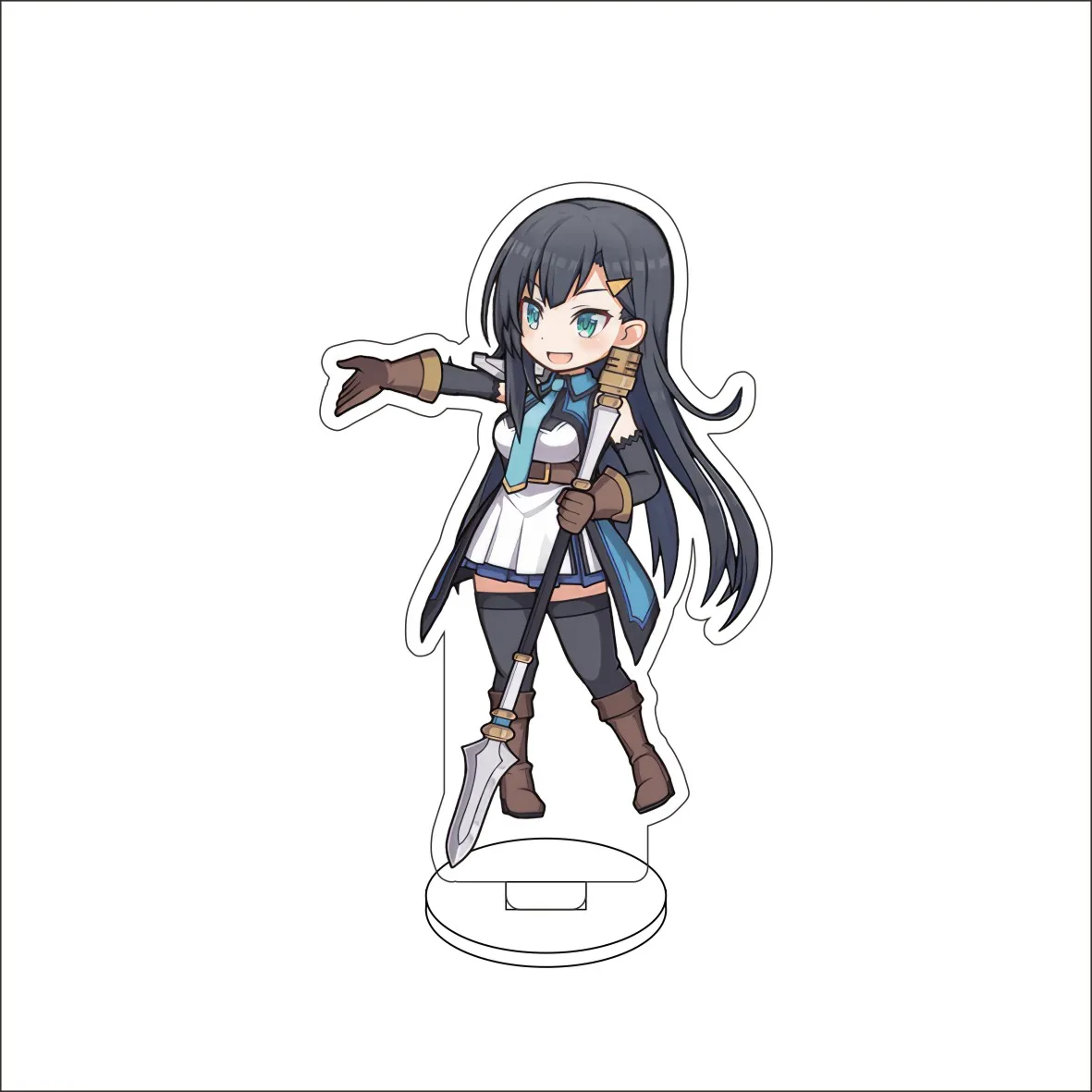 10CM Anime God's Blessing On This Wonderful World Season  Figure Stand Model  Aqua/Megumin Cute Desk Decor Standing Sign Gifts