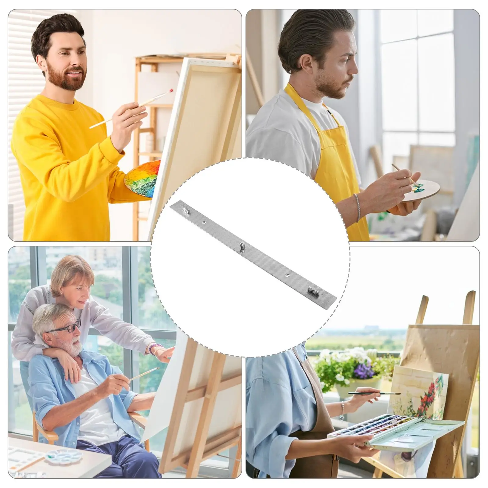 Manga Tool 3 Hole Positioning Ruler Animation Peg Bar Paper Fixing Drawing Supply Lightweight Portable Design High Accuracy