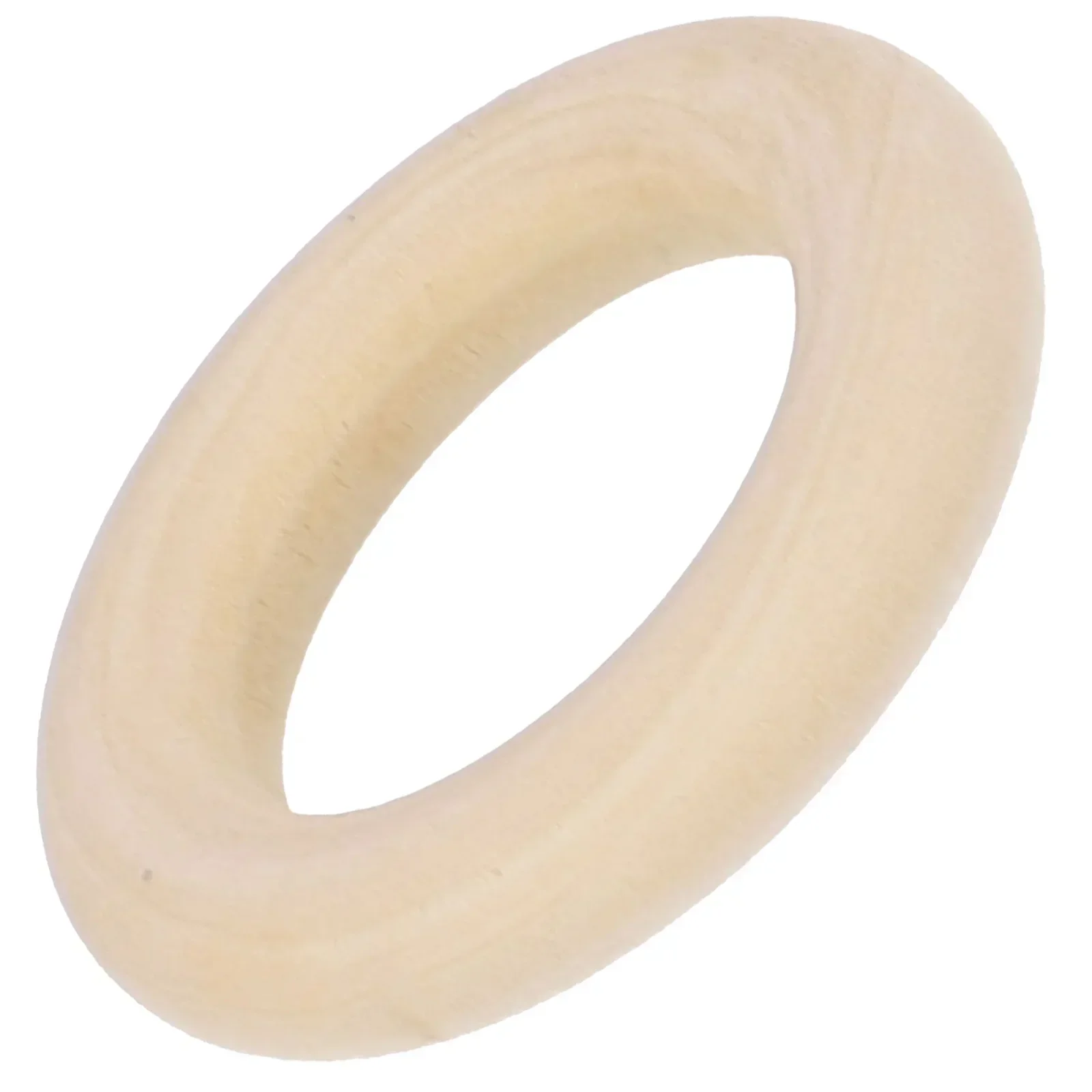 50-150mm Natural Large Wooden Rings Hoop For DIY Macrame Tassel Craft Circular Baby Teething Toys Home Connector Decoration Tool